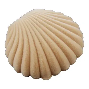 

Shell Shape Velvet Earring Pendant Necklace Jewellery Display Storage Case Xmas Gift Box Yellow