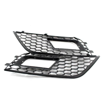 

Bumper Fog Light Cover Vent Grille Side Insert Grille Fit for Audi A4L B9 2013-2015 Car Styling