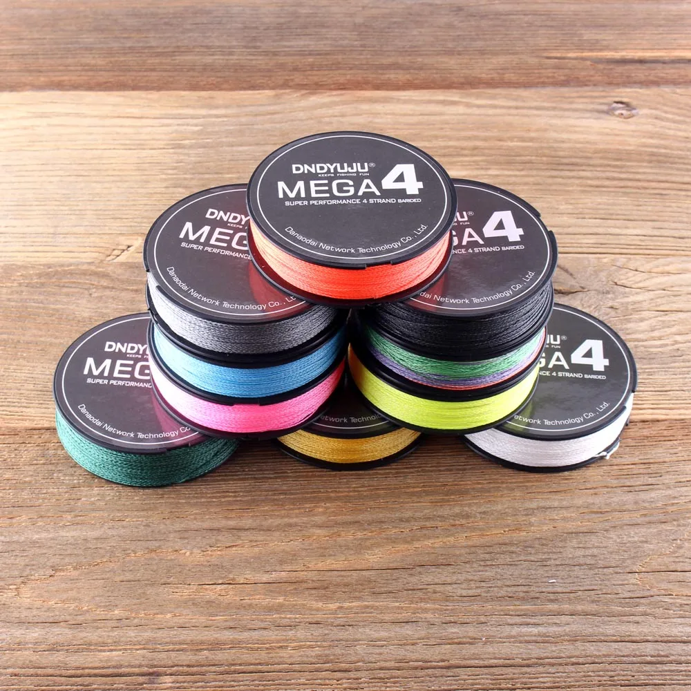 DNDYUJU Super Strong 4 strand 100M 100% PE Braided Fishing Line 10-80LB Multifilament Carp Saltwater | Спорт и развлечения