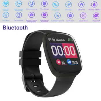

Smart Watch Blood Pressure Heart Rate Monitor Activity Tracker Bracelet Wristband For iOS Android