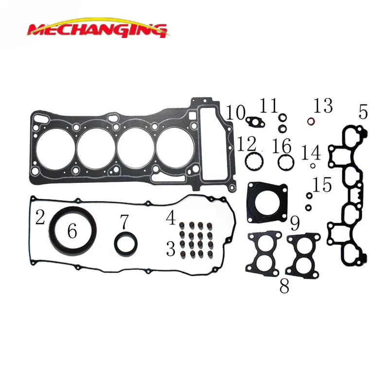 

QG18DE FOR NISSAN SENTRA 1.8L ALMERA TINO (V10) 1.8 SUNNY Coupe Hatchback Saloon Engine Parts Full Set Engine Gasket 10101-4M785