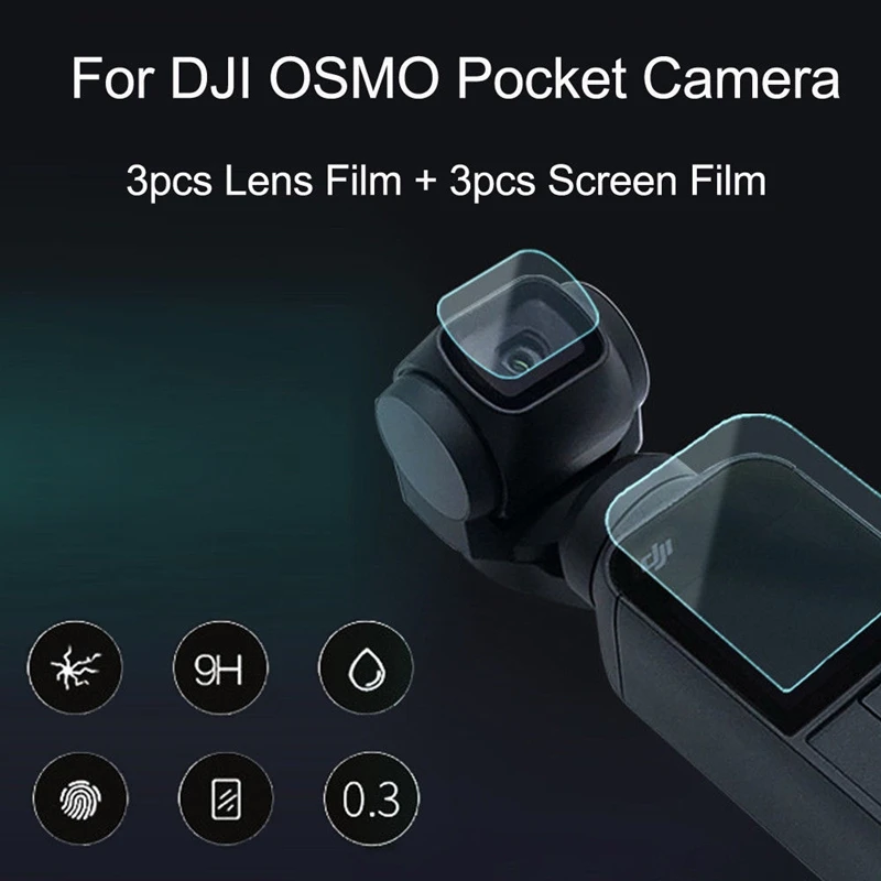 Для карманной камеры Dji Osmo 9H гибкая пленка защитная пленка для экрана объектива