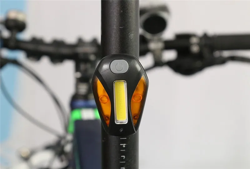 Водонепроницаемый велосипед подседельный Светодиодная лампа Велоспорт водить велосипед сзади хвост Seatpost лампа велосипед usb flash Light