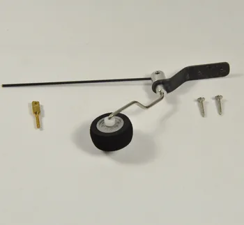 

Carbon Fiber Tail Landing Gear Wheel Assembly Set For 50E RC Electric Airplane