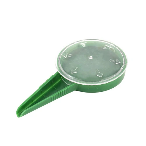 Dial Seed Dispenser Sower Planter Gardening Supplies Hand Held Flower Plant Seeder Farm Garden Plant Supplies Tool Planting Tool - Color: Green