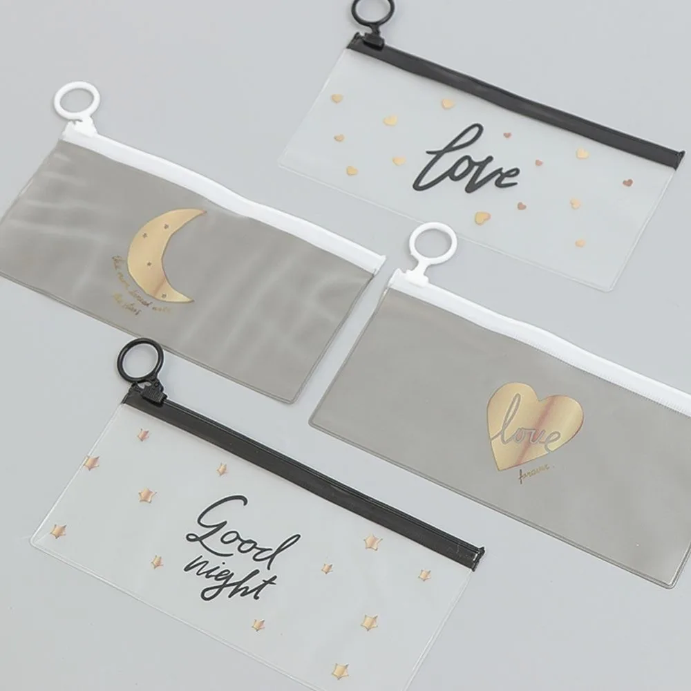 امرأة التجميل حقيبة شفافة PVC حقيبة مستحضرات تجميل السفر سستة غسل الزينة الحقيبة أزياء المحمولة فرشاة الأسنان المنظم حقيبة