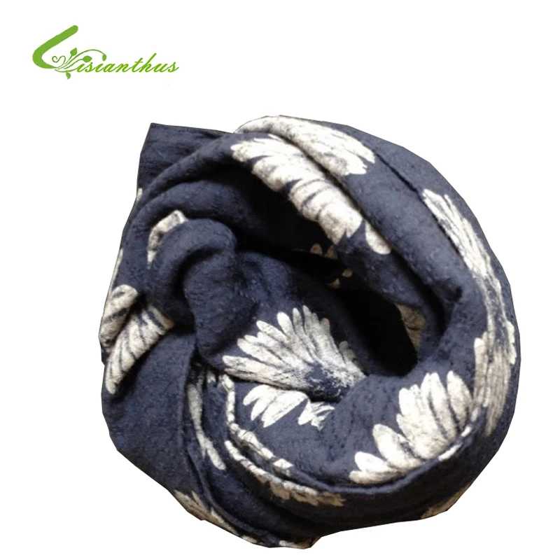 

Children Scarf Cotton Linen Scarves Kids Girls Sunflowers Neck Warmer Daisy Spring Autumn Winter Accessories Free Drop Shipping