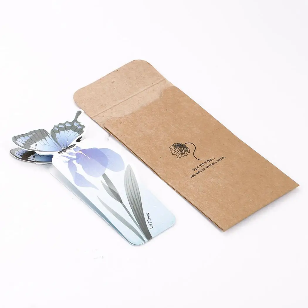 

Korean Style Floral Butterfly Paper Bookmark School, Stationery School Bookmarks Office Floral, Supply