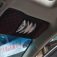 8 шт. диски держатель CD для автомобиля защитный козырек DVD дисковая карта чехол клипер сумка автомобиль Стайлинг интерьер чехол для органайзера