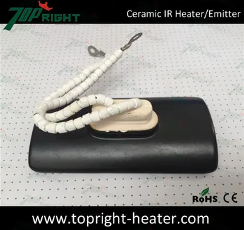 

122X60mm 200W black Ceramic Heating Element Ceramic IR Heater without thermocouple