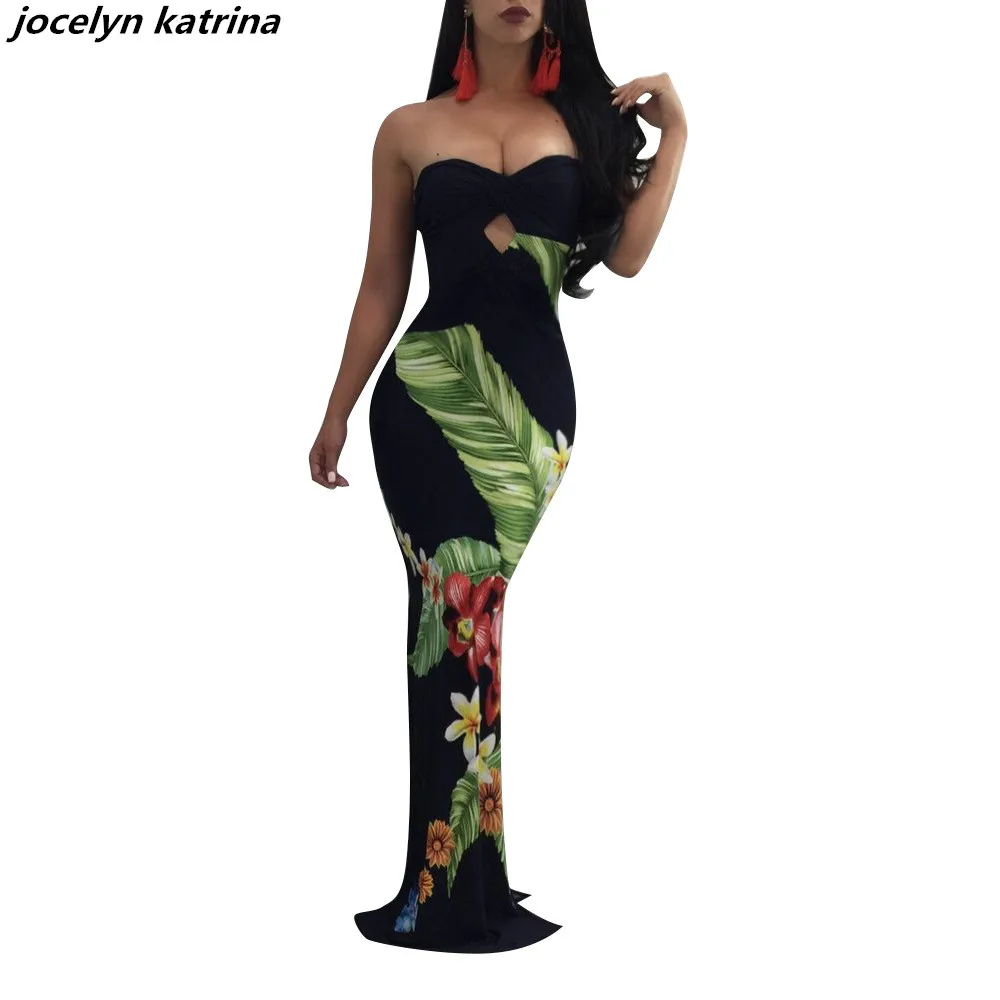 Jocelyn Katrina Brand Summer Sexy Dress Womens Sexy Backless Long Dress