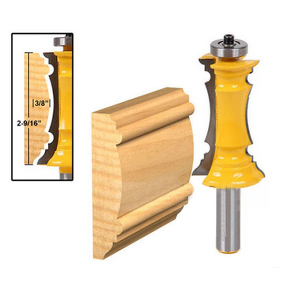 2pcs/set 1/2" Shank Router Bits Set for Woodworking DIY Tool Milling