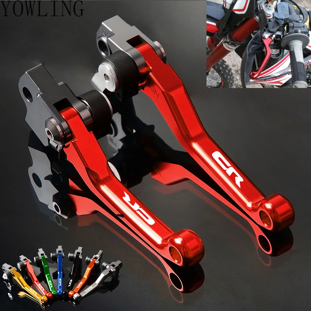 Поворотные складные рычаги тормозной муфты для HONDA CR 80 85 125 250 CRF 150 450 R CR80R CR85R CR125R