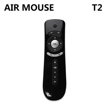 

Genuine Mini Fly Air Mouse T2 2.4G Wireless Keyboard Android remote control 3D Sense Motion Stick For Smart TV Box