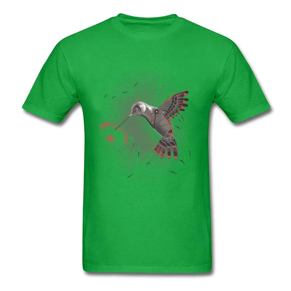 cyborg nature 100% Cotton Men's Short Sleeve Tops Shirt Birthday Summer/Fall T Shirts Street Tee Shirt Special O-Neck cyborg nature green