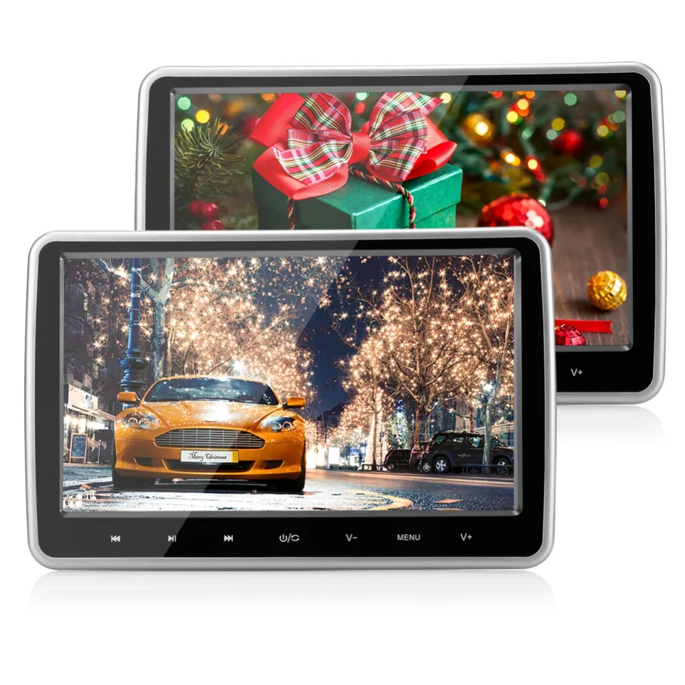 2 шт./лот 10 1 дюймов Автомобильный подголовник dvd-плеер TFT HD экран HDMI высокое