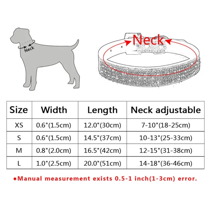 Cool Sharp PU Necklace Adjustable Cat Collar Cat Kitty Pet Lead Collar Pet Supplies Bling Rhinestone PU Leather Cat Dog Toys