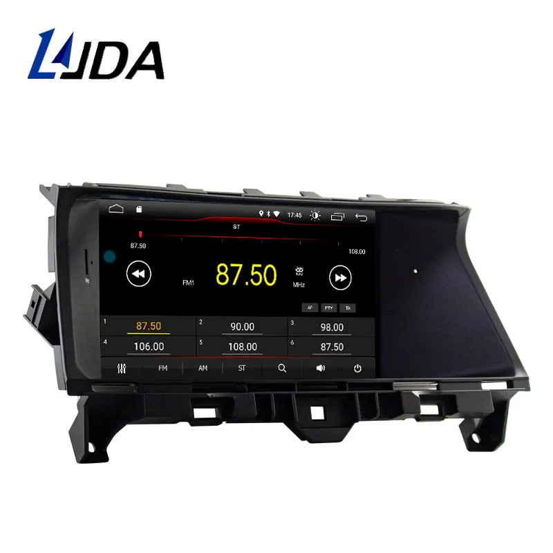 Sale LJDA 1 Din Android 9.1 Car Radio For Honda Accord 2008-2015 WIFI Car Multimedia Player Stereo GPS Navigation DVD IPS Auto Audio 2
