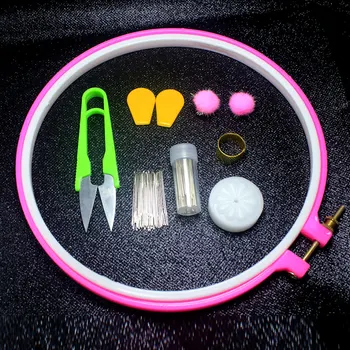 

Cross stitch tool accessories cross stitch plastic wafer threader Cross stitch material wholesale Plastic sheet guide