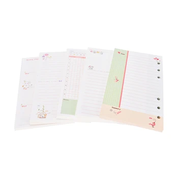 

Day And Weeks Month Diary Refills Spiral Notebook A6 Replace Color Core Loose Leaf Schedule Colorful Ring Binder Paper