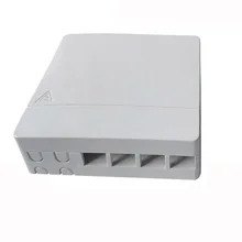 FTTH настенное крепление Лицевая панель оптоволоконный мини odf 4