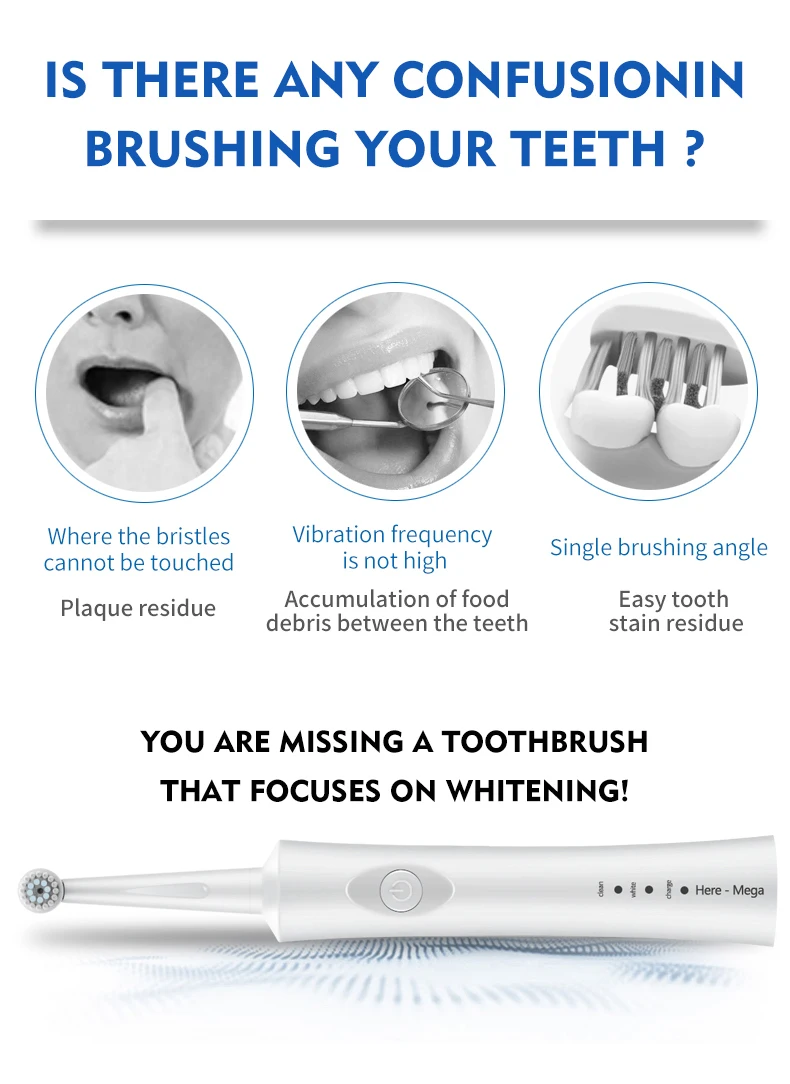 Электронная зубная щетка, электрические зубные щетки, вибрационная перезаряжаемая зубная щетка, уход за зубами, USB зарядка, чистка зубов для взрослых 4