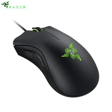 В наличии! Razer DeathAdder незаменимая эргономичная профессиональная мышь 6400 dpi оптический датчик для компьютера ноутбука ПК мыши