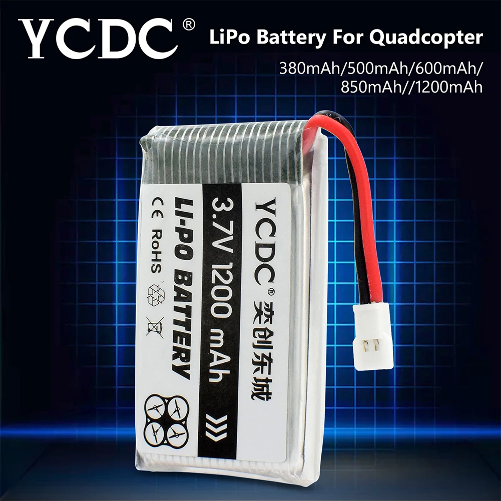 1x 380-1200mAh 3,7 V 25C 1S запасная Li-Po батарея для SYMA X5C-1 X5SC GOOLRC T37 Топ RC Квадрокоптер Дрон батарея для SYMA