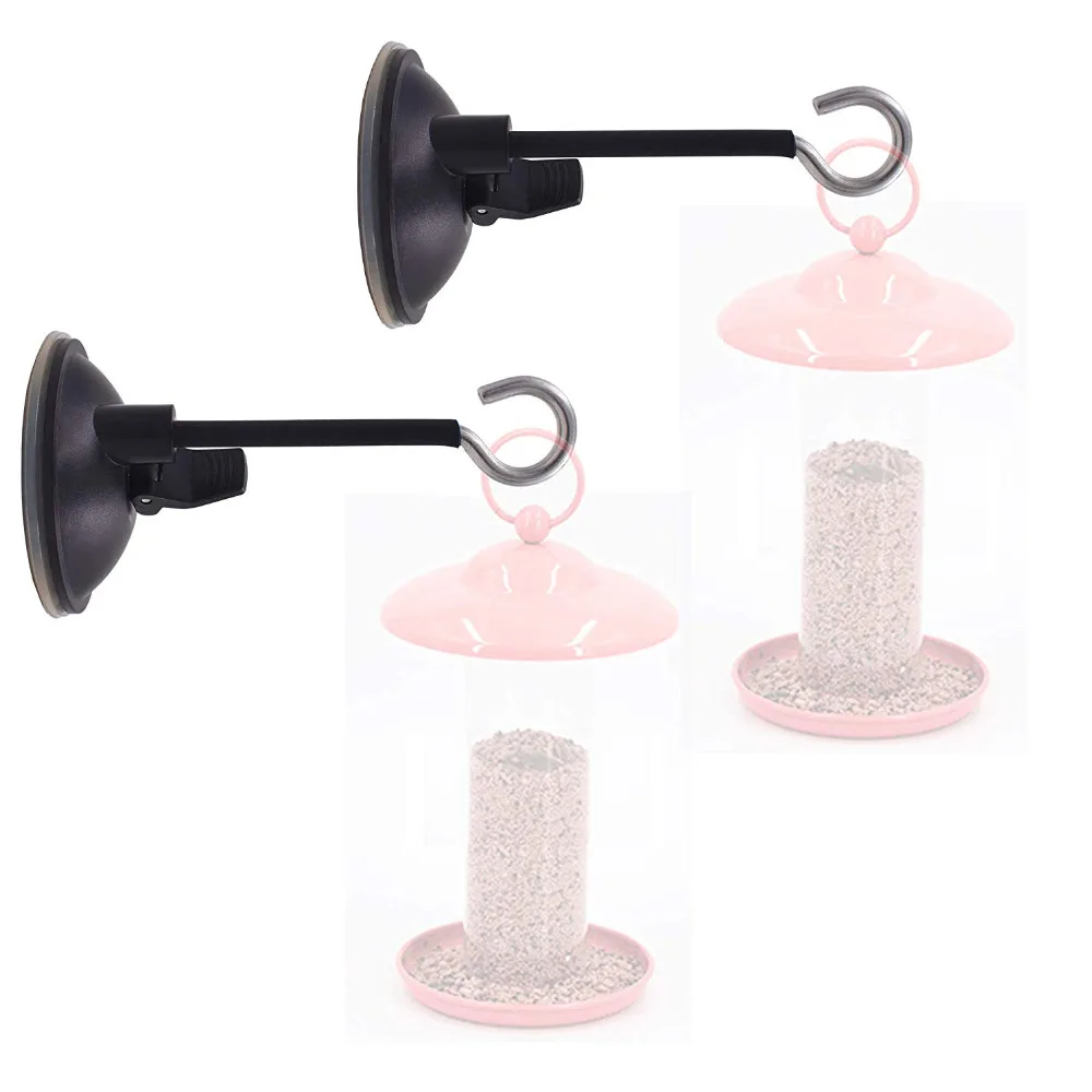 

Window Suction Cup Hanger - For Bird Feeders And Wind Chimes- No Feeder And Wind Chimes