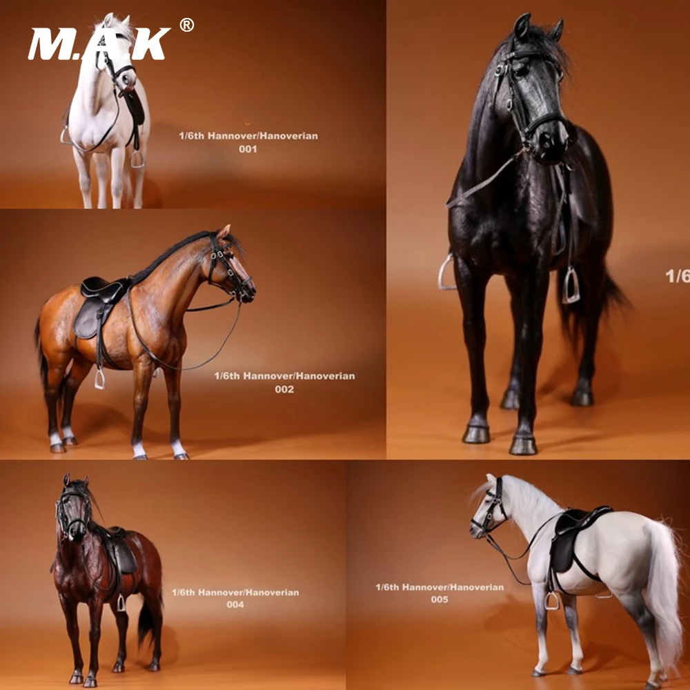 Collectible 1/6 Germany Hannover Hanoverian 5 Colors Horse Model Figure Model Toys for 12 Collectible 1/6 Germany Hannover Hanoverian 5 Colors Horse Model Figure Model Toys for 12