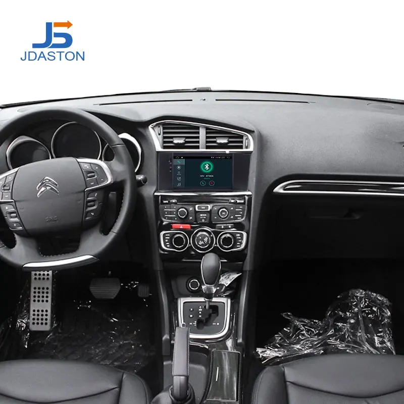 Cheap JDASTON Android 9.1 Car DVD Player For Citroen C4 C4L DS4 Multimedia Video Player WIFI GPS Navigation 1 Din Car Radio Stereo RDS 5