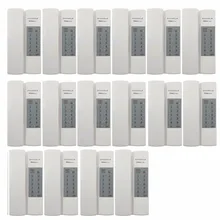 ZHUDELE домашней безопасности переговорные безопасный аудио дверной телефон/16-двухсторонний домофон система w/t/трансляции функция вызова+ блок питания