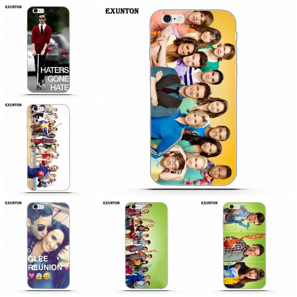 Чехол из ТПУ для Apple iPhone 4 4S 5 5C SE 6 6S 7 8 Plus X Glee Character|Чехлы-накладки| |