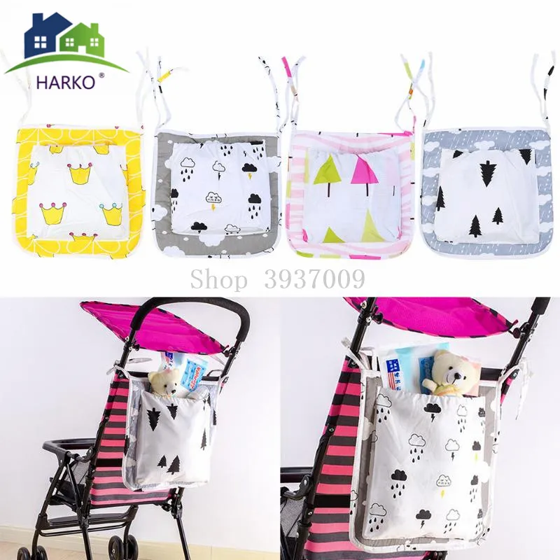 Baby-Stroller-Hanging-Basket-Storage-Bag-Baby-Carriage-Cot-Bed-Hanging-Bag-Crib-Organizer-Diaper-Pocket