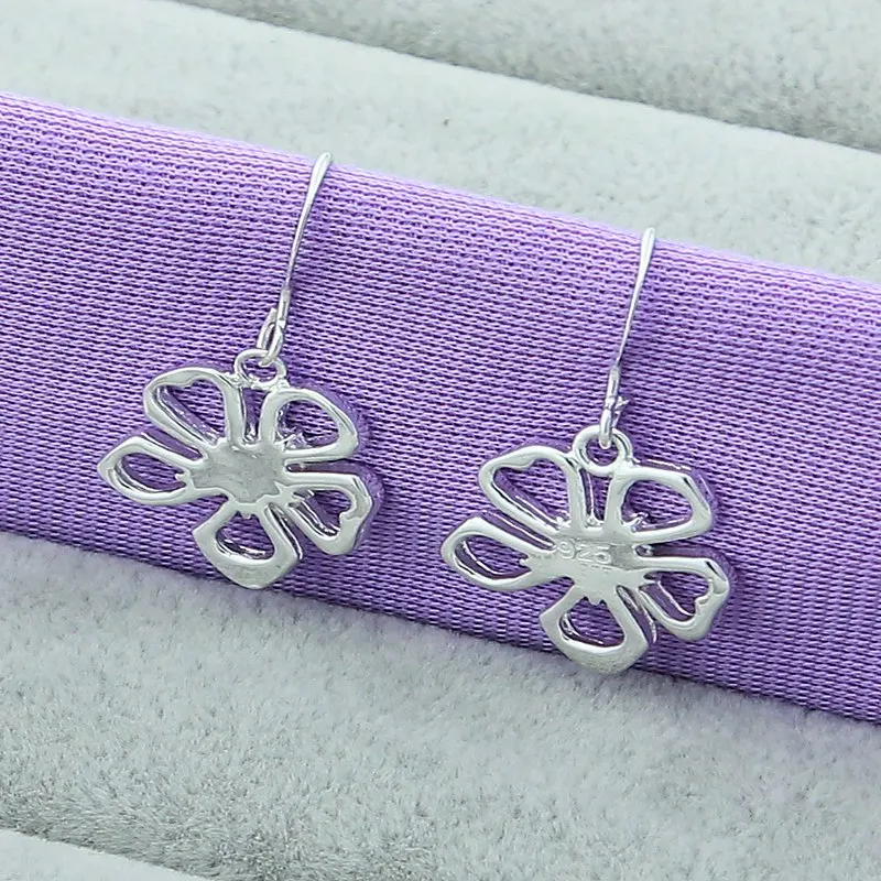 

Women Flower Earings Fashion Jewelry pendientes mujer moda
