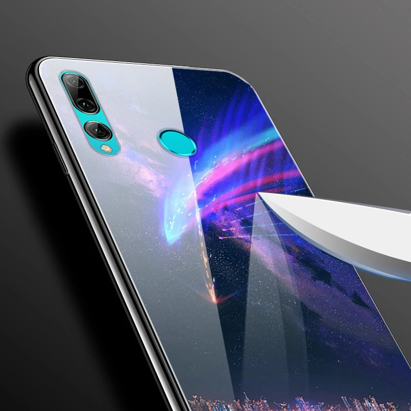 Стеклянный чехол для huawei Honor 10i, чехол для телефона с узором, жесткая задняя крышка для huawei Honor 10i HRY-LX1T Honor10i 10 i 6,21 чехлы Bumper