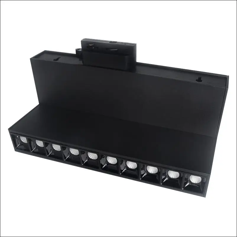 

2X10W Surface mounted track rail lamp modern Nordic style CREE 20W Living Room Sofa backgroound wall LED rail spotlight