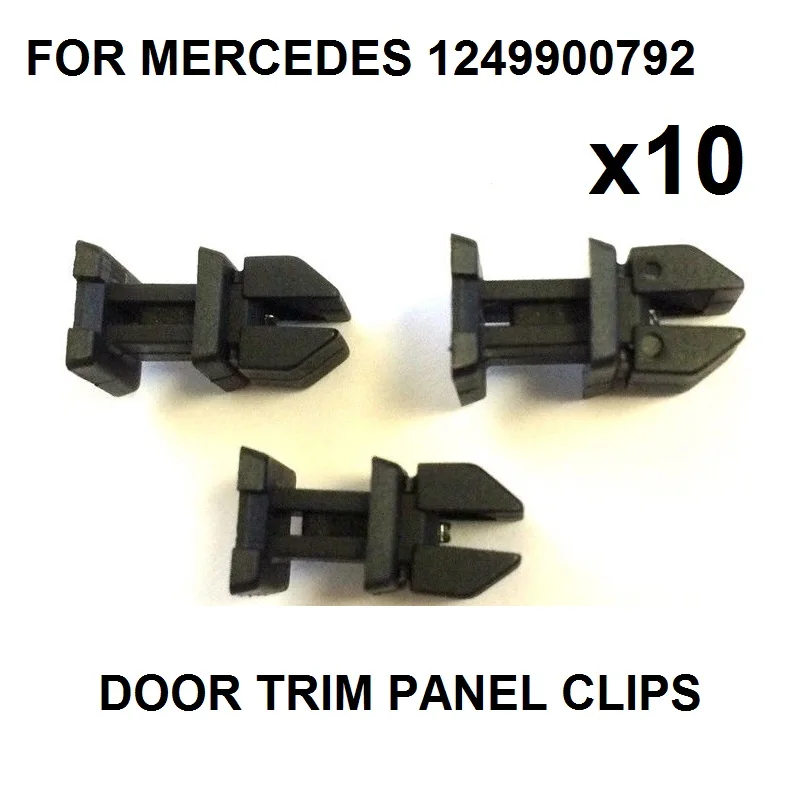 

10 x внутренняя отделка зажим крепления для Mercedes A B C CLK CLS w201 w124 w203 1249900792 Новинка