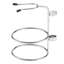 Съемный двойной край бритья щетка подставка для держателя бритвы база чаша кружка, серебро