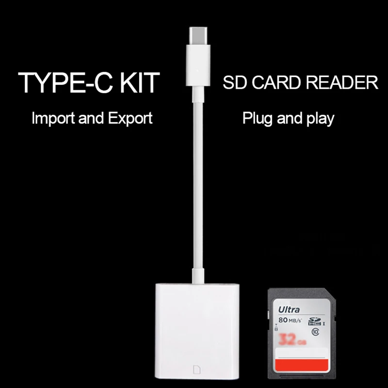 UTHAI C05 type-C Мульти адаптер для PD зарядки USB разъем SD TF CF кард-ридер для Macbook ноутбука iPad pro HUAWEI Xiaomi - Цвет: Type-c( SD )