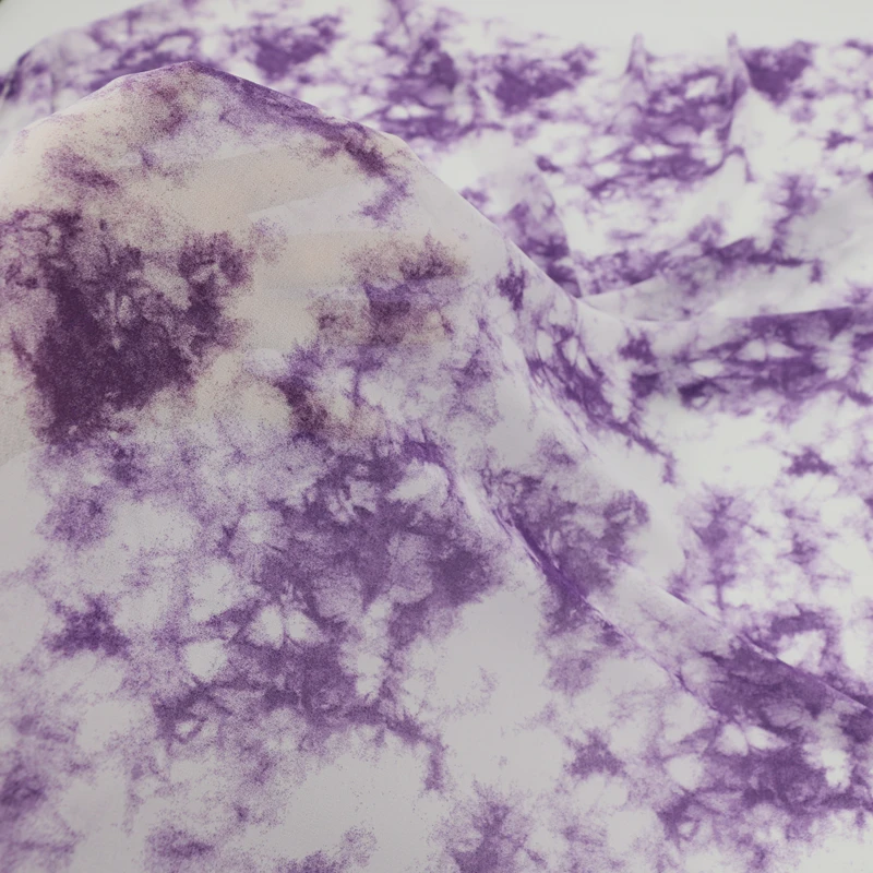 

painting chiffon gauze quality pearl georgette chiffon fabric tie dyed