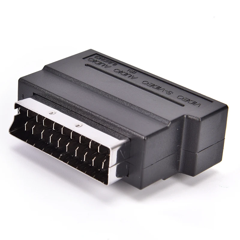 21 pin RGB Scart до 3 RCA s видео адаптер Композитный SVHS AV ТВ аудио для DVD рекордер
