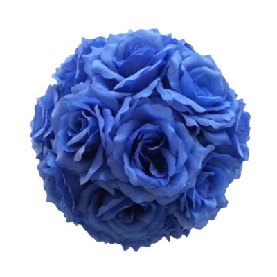 2 шт. 30 см Искусственный цветок мяч шелк для свадебного стола decorevent вечерние поставки висит Pomander буль de fleurs artificielles - Цвет: Color  15