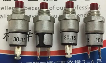

[VK] Original American 30-15 small round button switch reset power button 2 feet 2 pin Normally open