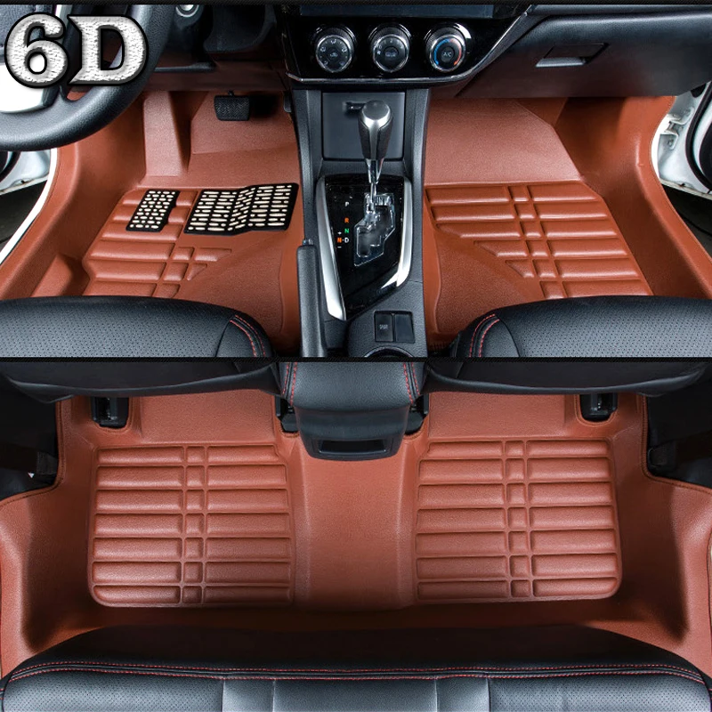 6D Full surround covers Car floor mat double depals car floor mat for
