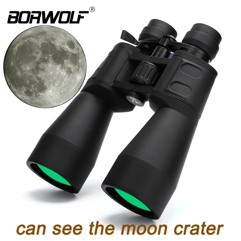 preço Borwolf 10 380X100 Alta ampliação do zoom de longo alcance 10 60 vezes caça telescópio Zoom Binóculos HD Professiona