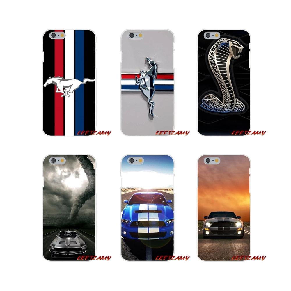 

For Huawei P Smart Mate Y6 Pro P8 P9 P10 Nova P20 Lite Pro Mini 2017 Car Ford Mustang Logo Accessories Phone Shell Covers