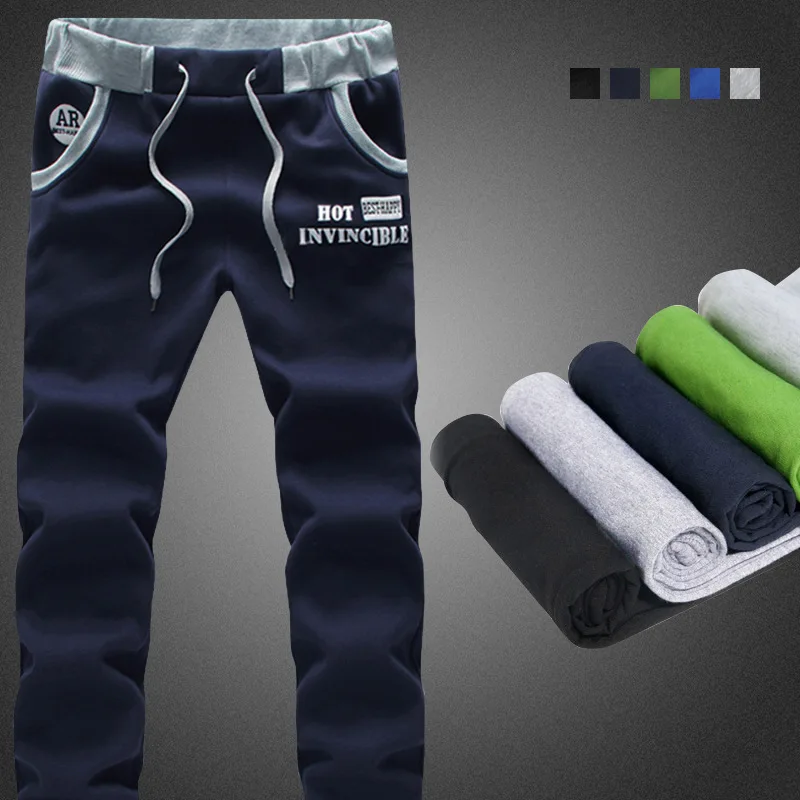 New Autumn Men's Casual Letter Sweatpants High Quality Male Cotton
