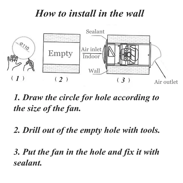 4/5/6 Inch Inline Fan Dusted Bathroom Exhaust Ventilator Ventilation Fan Cooling Air Vent Kitchen Wall Ceiling Exhauster Booster