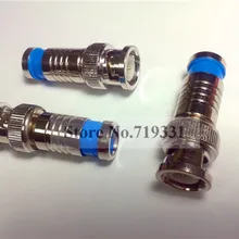 Лот 20 шт. BNC компрессионный разъем RG59 CCTV коаксиальный кабель адаптер коаксиальный штекер